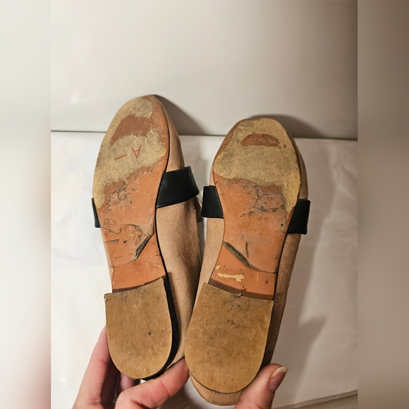 STUART WEITZMAN | Wylie Flat Suede Fold-Down Loafers Sz 36 - 5.5 US - Picture 10 of 12